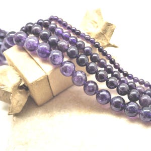 Beads Amethist AAAA 4/6/8/10 mm