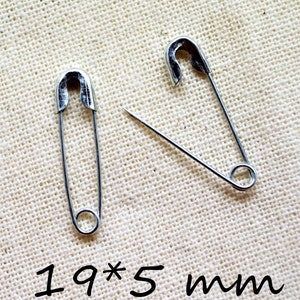 safety pins, badges, brooch 195 mm image 3