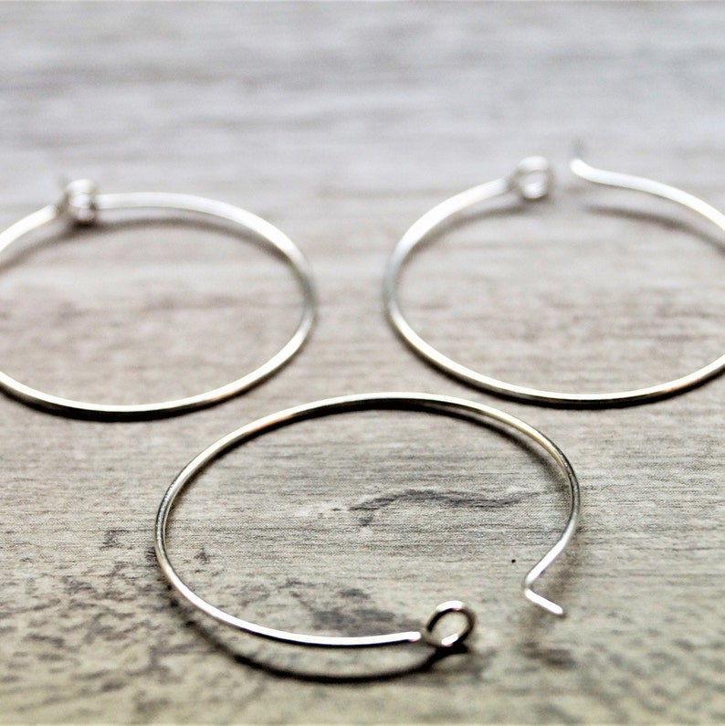 Circle earrings 30 mm image 7