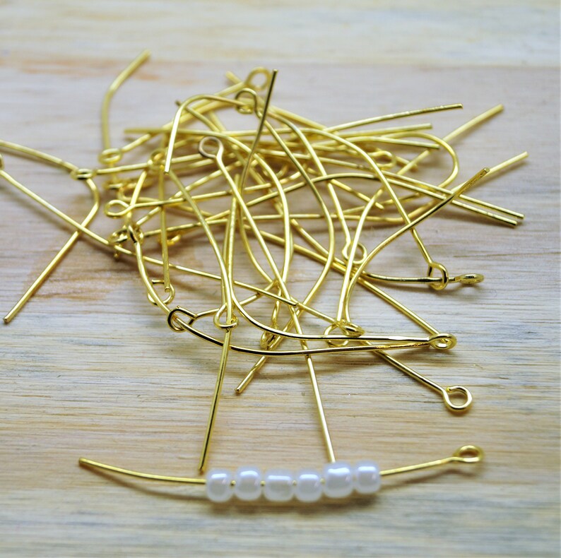 100 stems gold with buckle 16 cm to 5 cm 100 Tiges 1,6 Cm