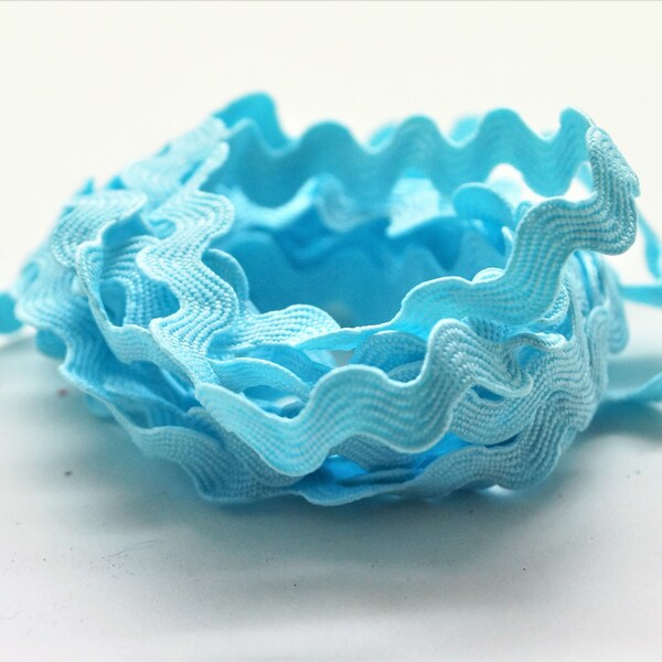Blue Zig Zag Etsy