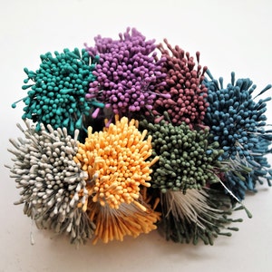 Stamens for artificial flowers with 1,5 mm thickness