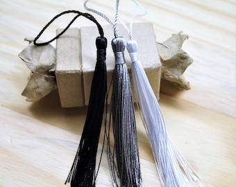 Silk tassels fringes 5,1 inches set of 10