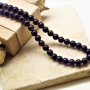 Beads Amethist AAAA 4/6/8/10 mm Perles 6 Mm