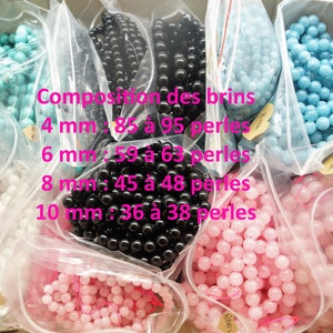 Crystal beads white 4/6/8 mm image 2