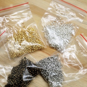 Crimp beads 2 mm, set of 250