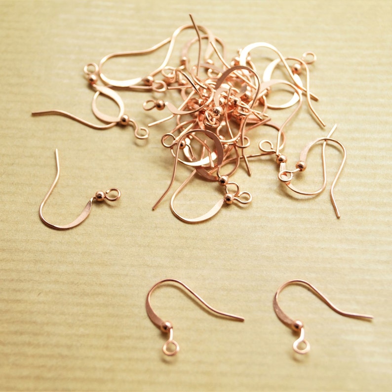 Earrings finding 19 12 mm Or Rose