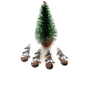 Décoration de Noël bonhomme de neige en feutre, décoration de Noël faite main - France Décoration de Noël bonhomme de neige en feutre, décoration de Noël faite main - France
