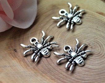 Leaf charms metal 20*12 mm