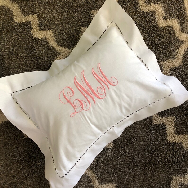 Custom Embroidered Pillow Sham Boudoir Pillow Baby Etsy