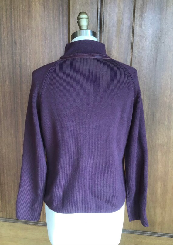 PENDLETON Sweater Front Zipper Jacket Marina Wool… - image 8