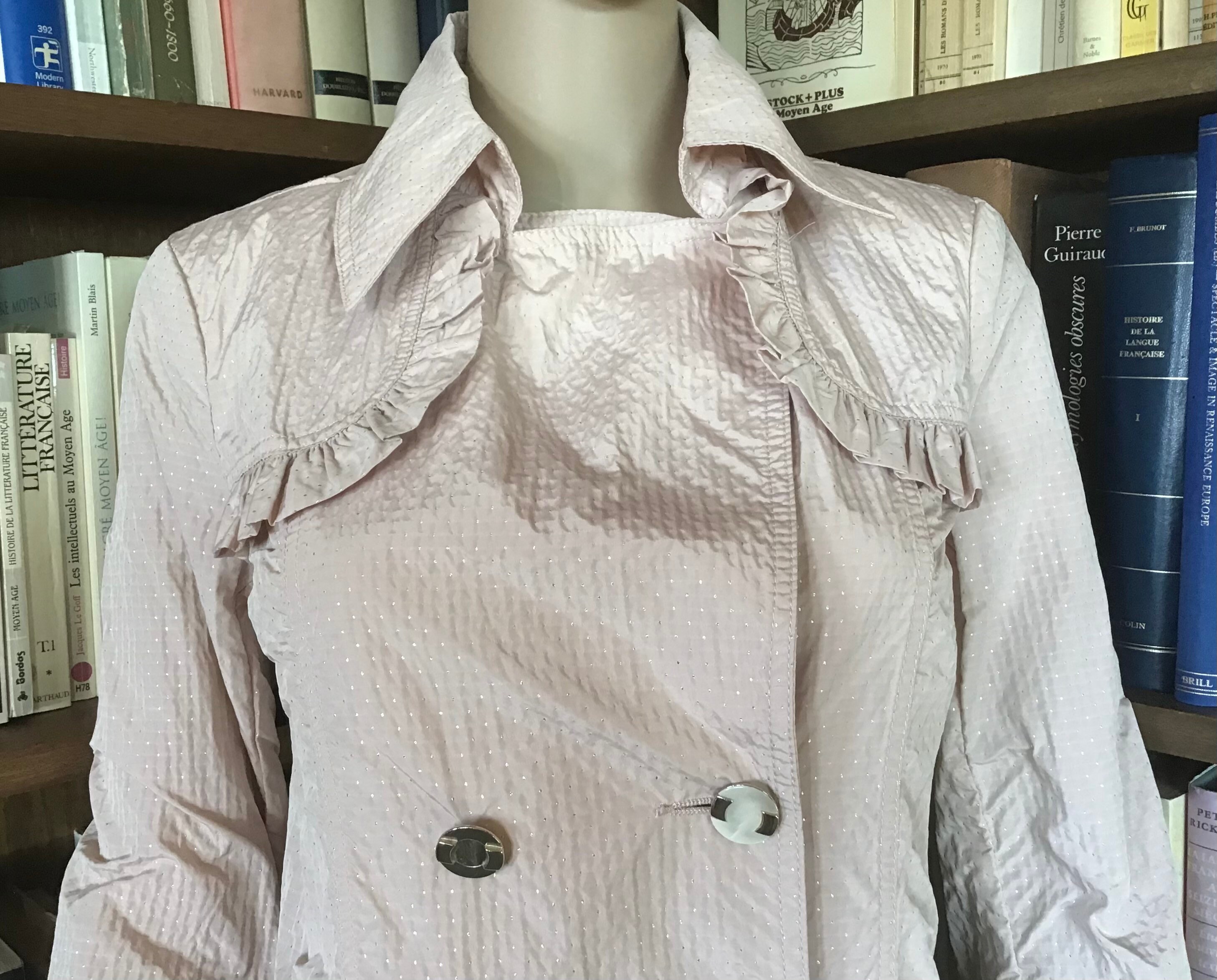 Pink Trench Coat pale pink fall Coat Light Weight Pastel Pink Etsy Italia