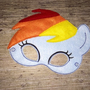 Rainbow Pony Mask (Costume, Dress Up, Cosplay)