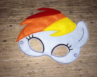 Rainbow Pony Mask (Costume, Dress Up, Cosplay)
