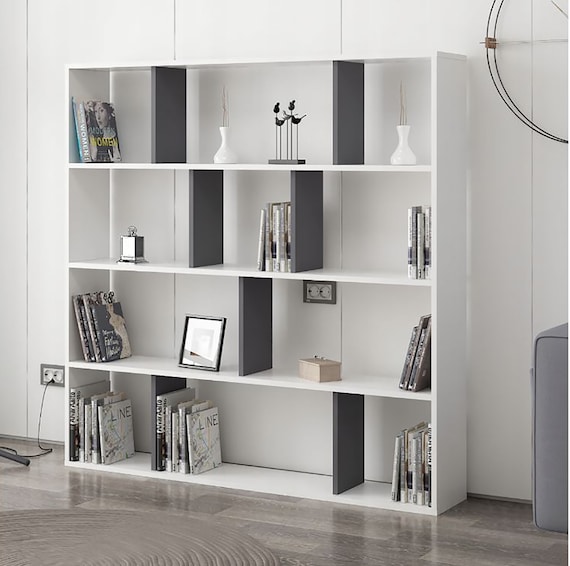 Girls' Room: Acrylic Bookshelves & a Library Wall - Pepper Design Blog