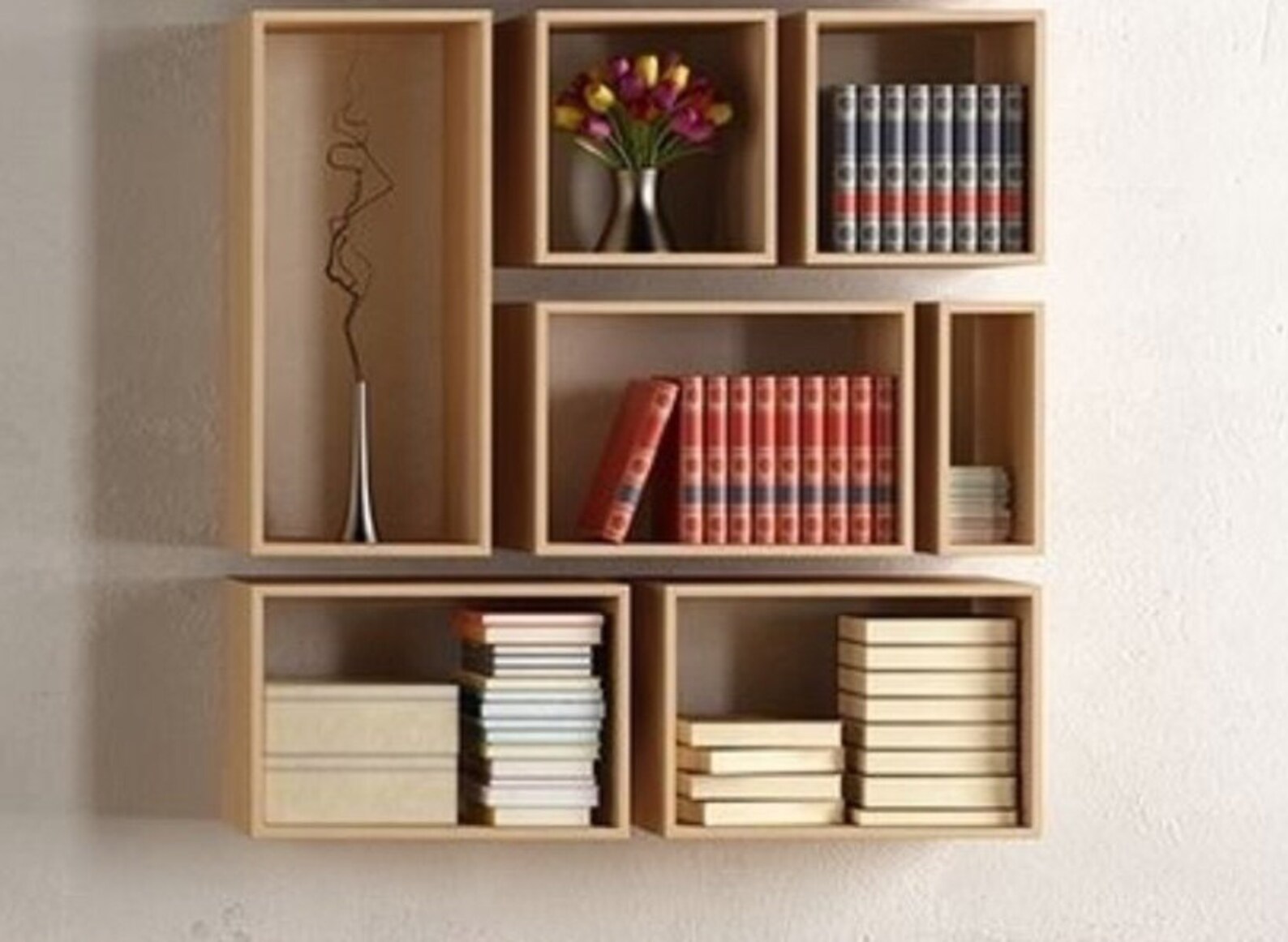 Bookshelfwall decorbookcasewall bookshelfmodern Etsy