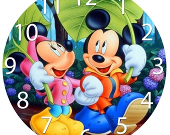 Mickey and Minnie Kids Wall Clock: Disney-Inspired Nursery Decor