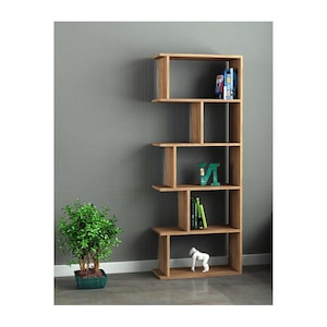modular bookcase,small bookshleves,modern asymmetrical bookshelf,Decorative Bookshelf,Storage Unit,living room furniture