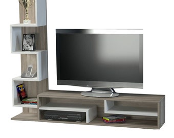 tv stand,media console,tv media console,entertainment center,console tv,tv table,entertainment center with bookcases