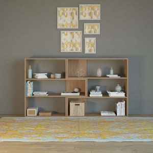 Low Modern Bookshelves Handmade Furniture and Decor Bookshelves For Living Room Bookshelves Modular