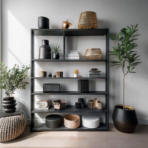 Bibliothèque minimaliste,Étagères de rangement,Étagères de salon,Bibliothèque moderne,Étagères,Bibliothèque de bureau,Étagère,Étagères