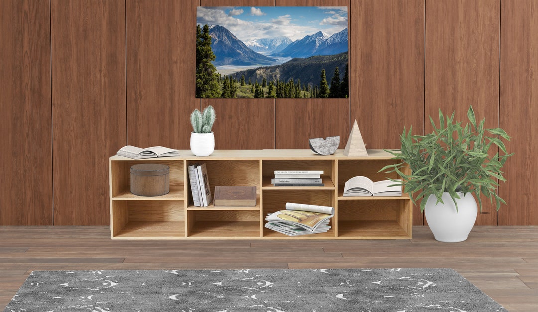 Low Bookcaseroom Divider Bookshelvesfurniture Etsy