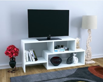 tv stand,entertainment center,tv cabinet,tv unit,media console,tv stand modern,geometric tv stand