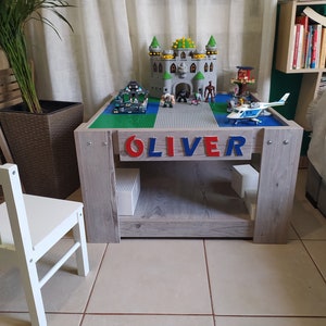 building bricks activity table,table with storage,kids Construction table,kids wooden activity table,,Building block,christmas gift