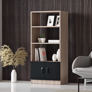 Bücherregal mit Türen,Bücherregal,Bücherregal,Wohnzimmermöbel,modernes Bücherregal,handgefertigte Möbel,kleines Bücherregal,Schallplatte