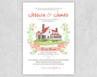 Custom Wedding Invitation