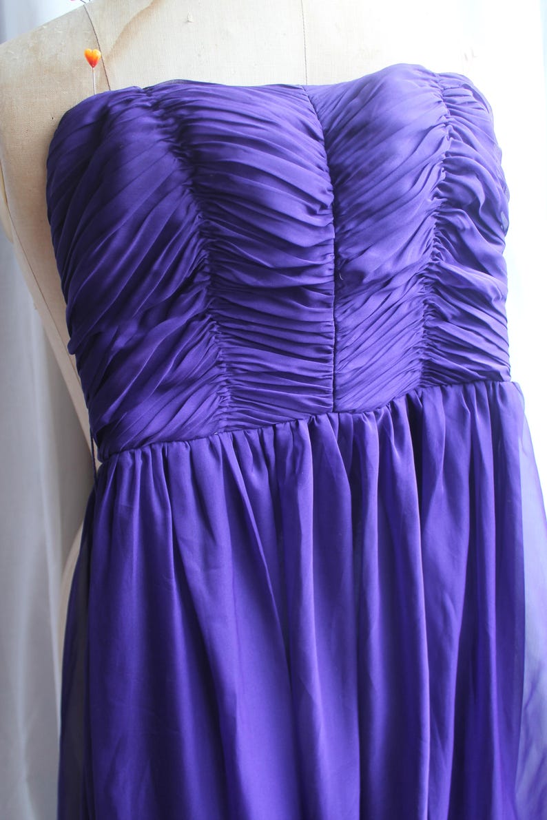 Purple evening dress REF 690