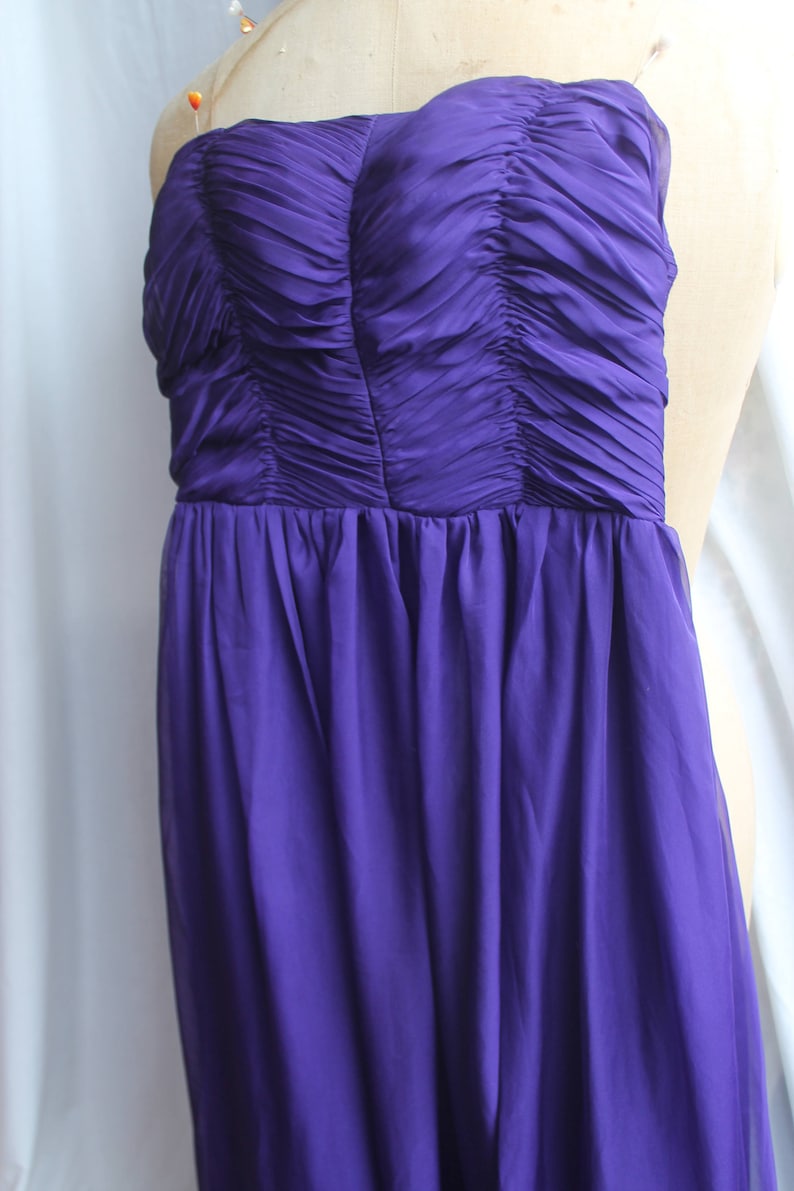 Purple evening dress REF 690