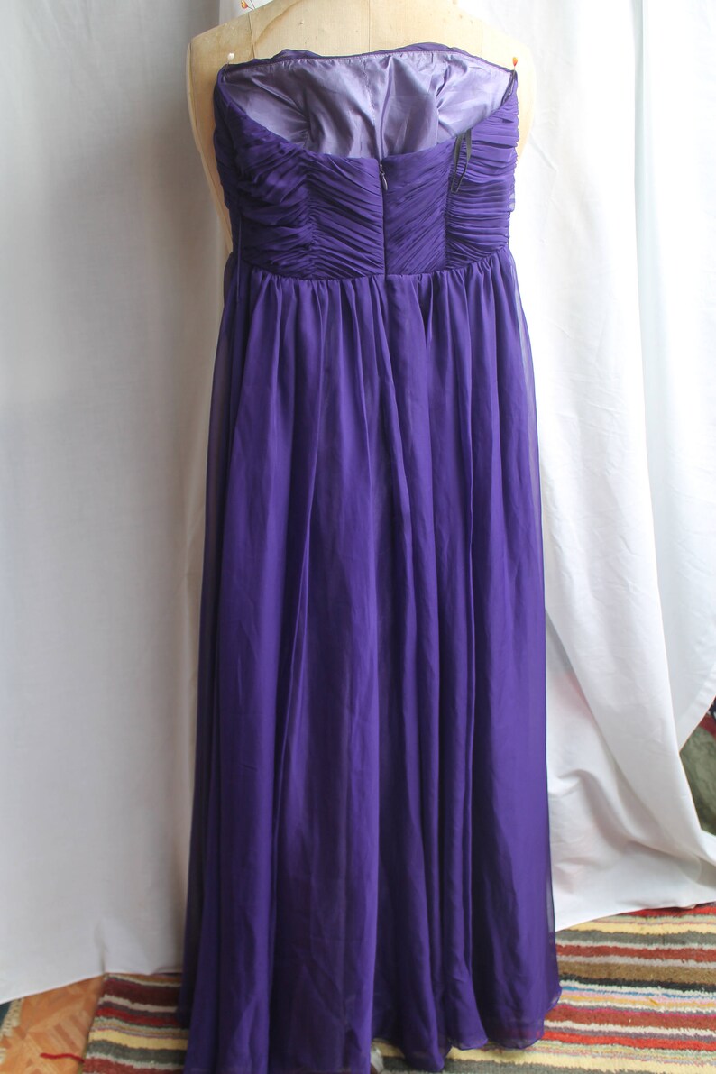 Purple evening dress REF 690