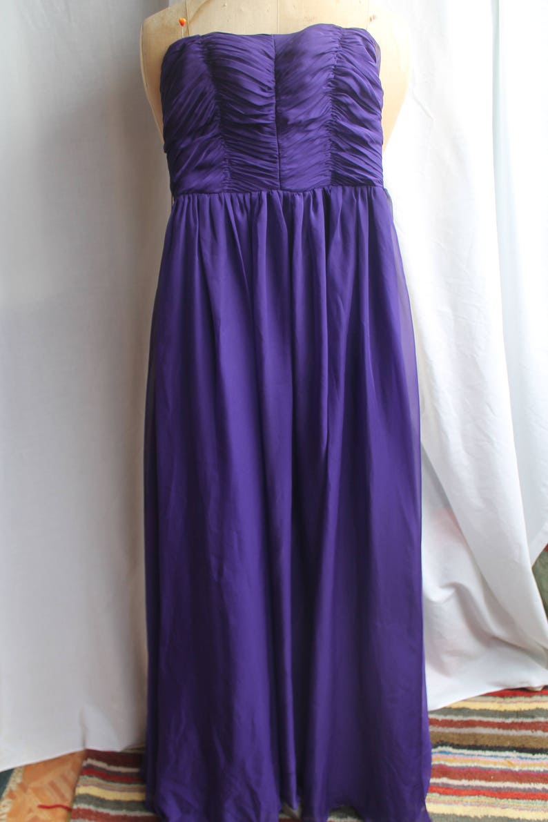 Purple evening dress REF 690