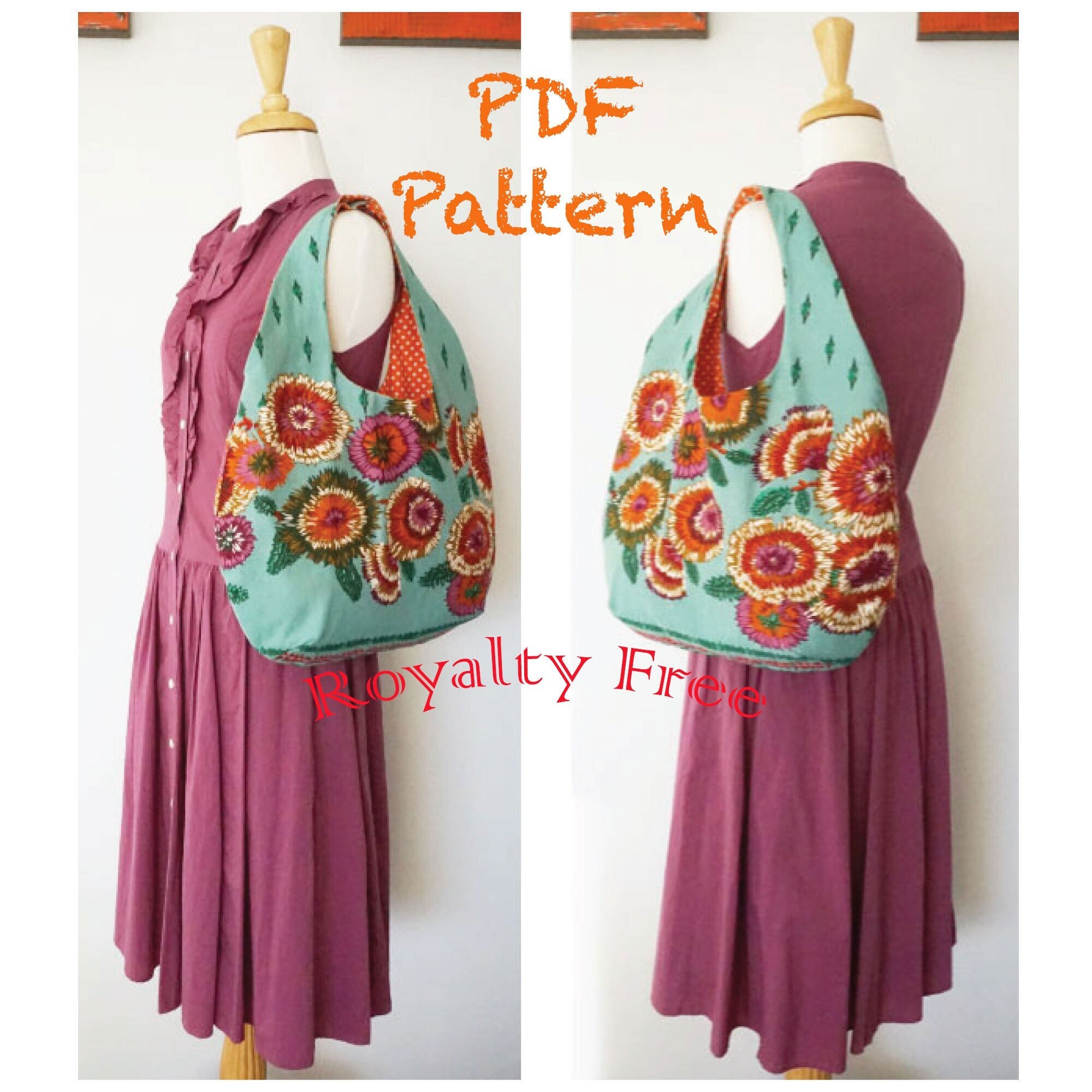 Round Bag Pattern Digital PDF Sewing Pattern video Etsy Australia