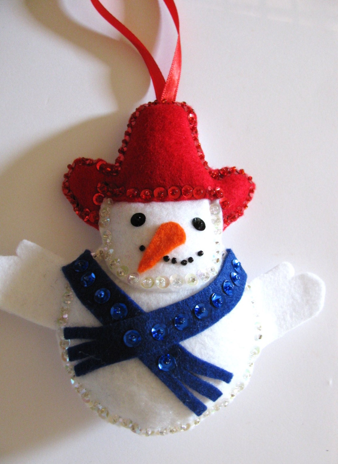 Snowman Ornament — Country Neighbor Crafts