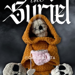 PATTERN ONLY * The Suriel Crochet - Skull - grim reaper - Halloween - ACOTAR pattern