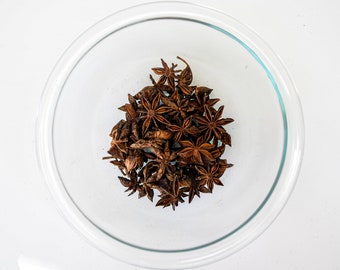 Anise Star - By the Ounce - Organic - Whole - Illicium verum