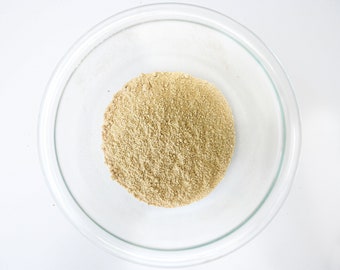 Slippery Elm Inner Bark Powder - Organic - By the Ounce - Ulmus rubra