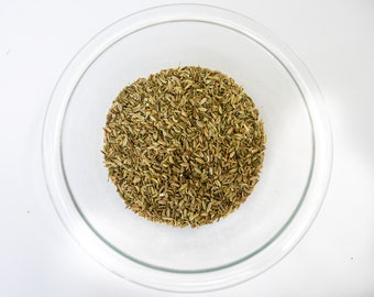 Fennel Seed - Organic - By the Ounce - Foeniculum vulgare var. dulce