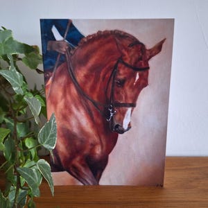 Dressage Fine Art Greetings Card