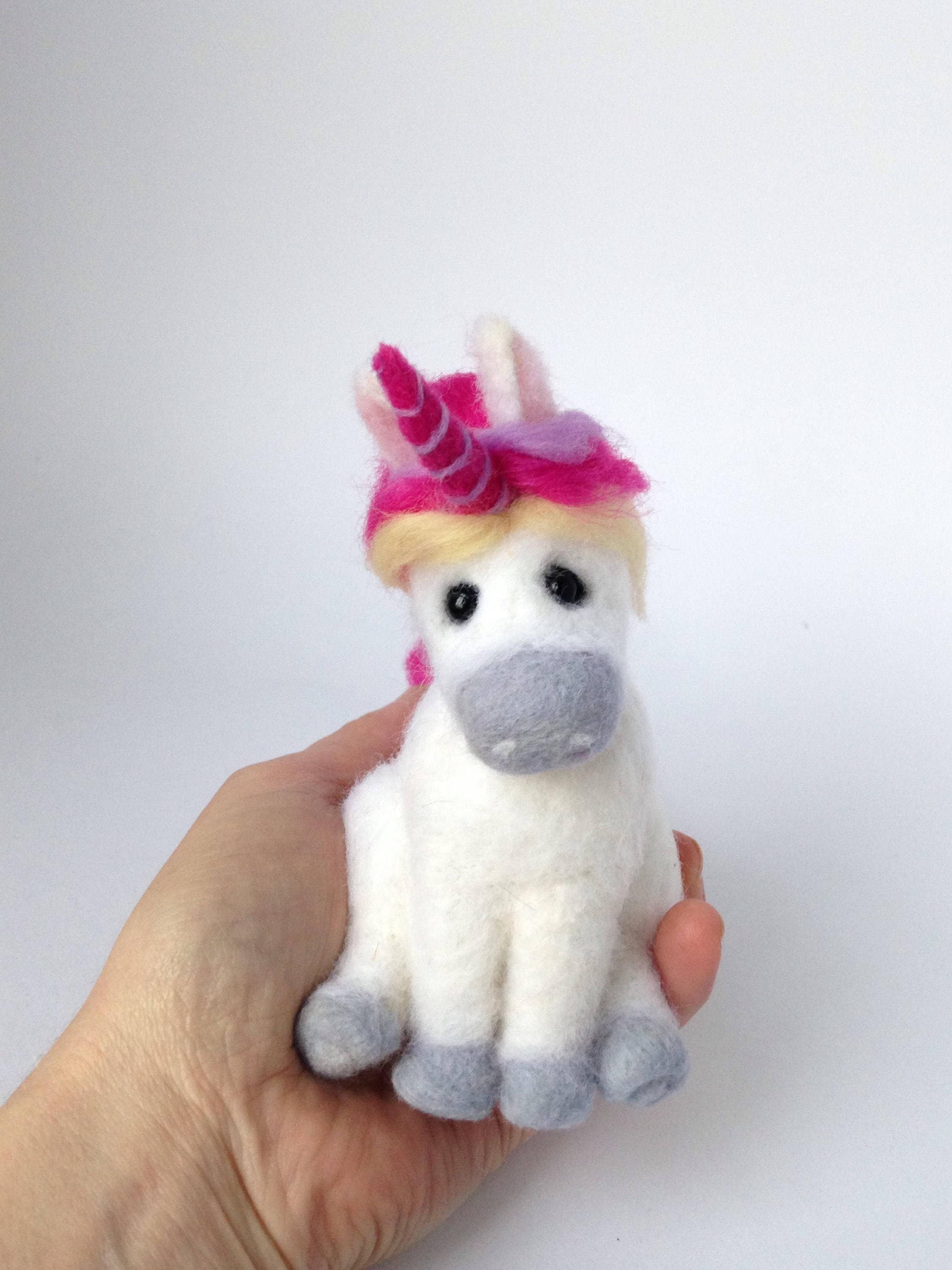 Needle Felted Unicorn felt unicorn Felted unicorn felted | Etsy