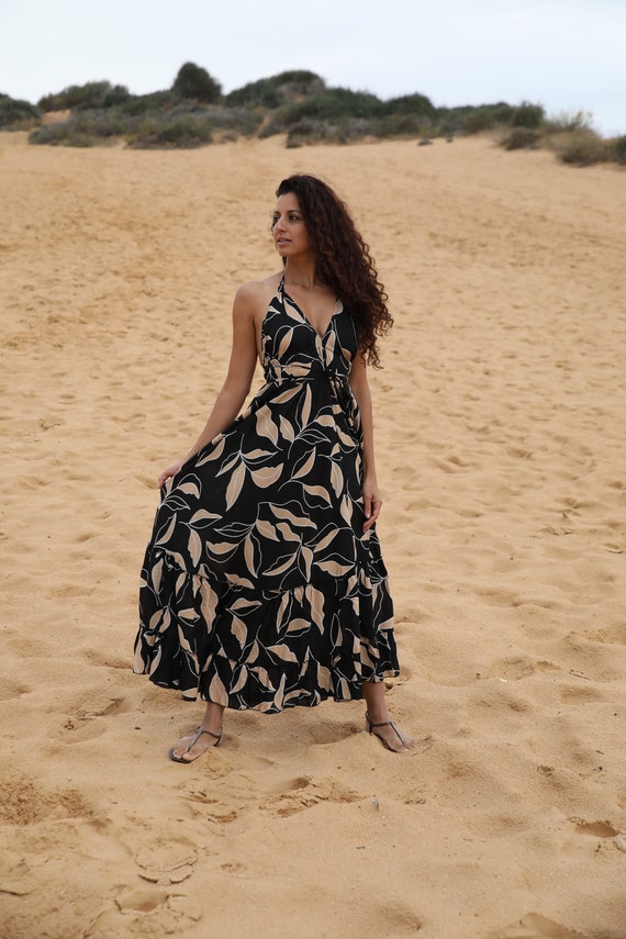 flax linen maxi dress Slipster