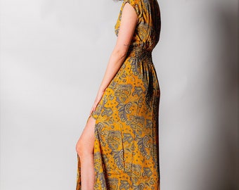princess polly baby blue dress Yellow Maxi Dresses main image 1