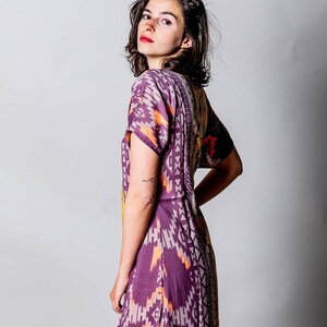 Long kaftan dress for woman | Maxi galabia dress | Boho long dress for woman with short sleeves | Loose Plus size |  Hippie, Festival