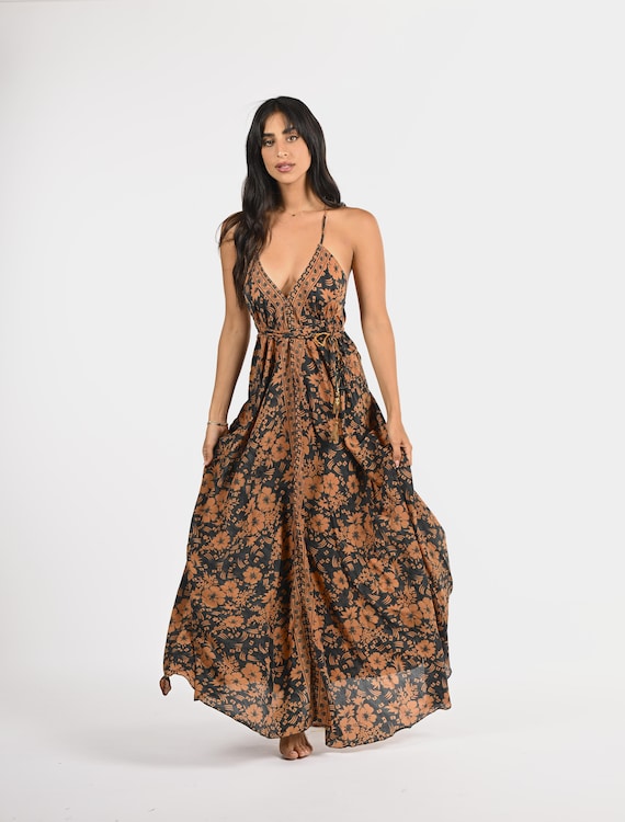 hippie boho prom dresses Long Bohemian / Hippie White Dress
