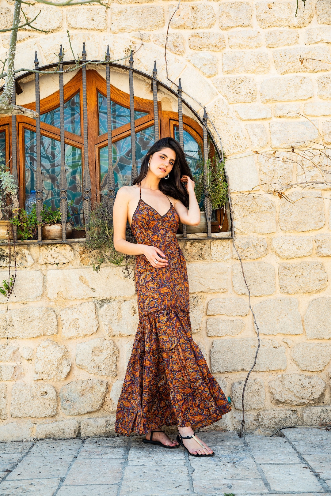 women cocktail party dress | Liylah YGroup_NS8917 Qeaghou Womens Petite Dress Color:Chocolate Brown Polka Dot Package Contents