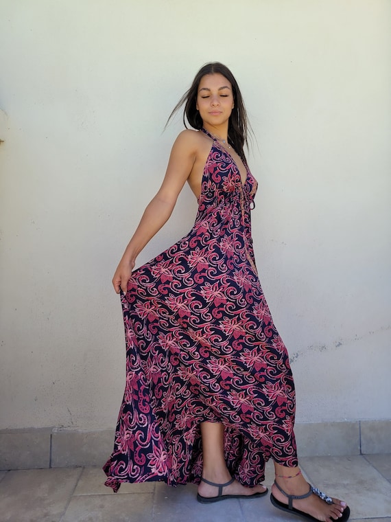 chinese dress ladies Dreamfolk Halter Slip Maxi Dress – VICI main image 1