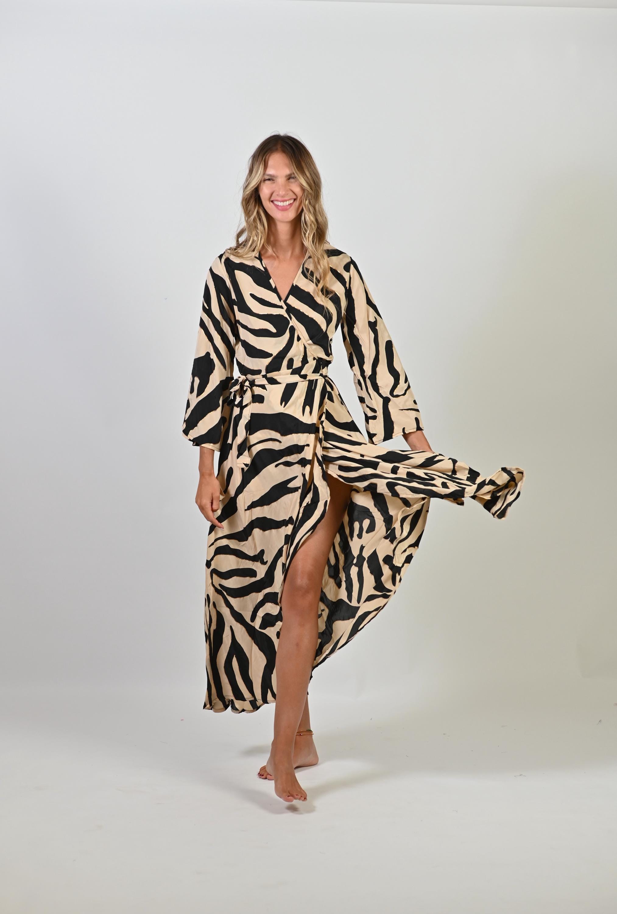 silk zebra print dress Balmain Zebra-print Jersey Midi Dress - Women - Zebra print Dresses