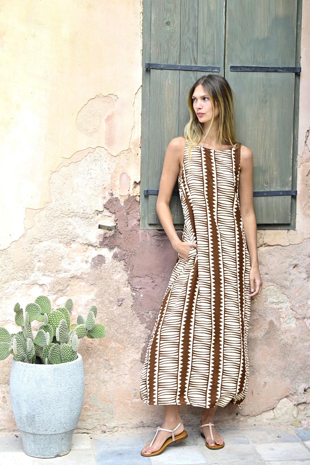 Bohème Chic Quel Gilet Avec Robe Longue Gilet NAZARIO Mi-long